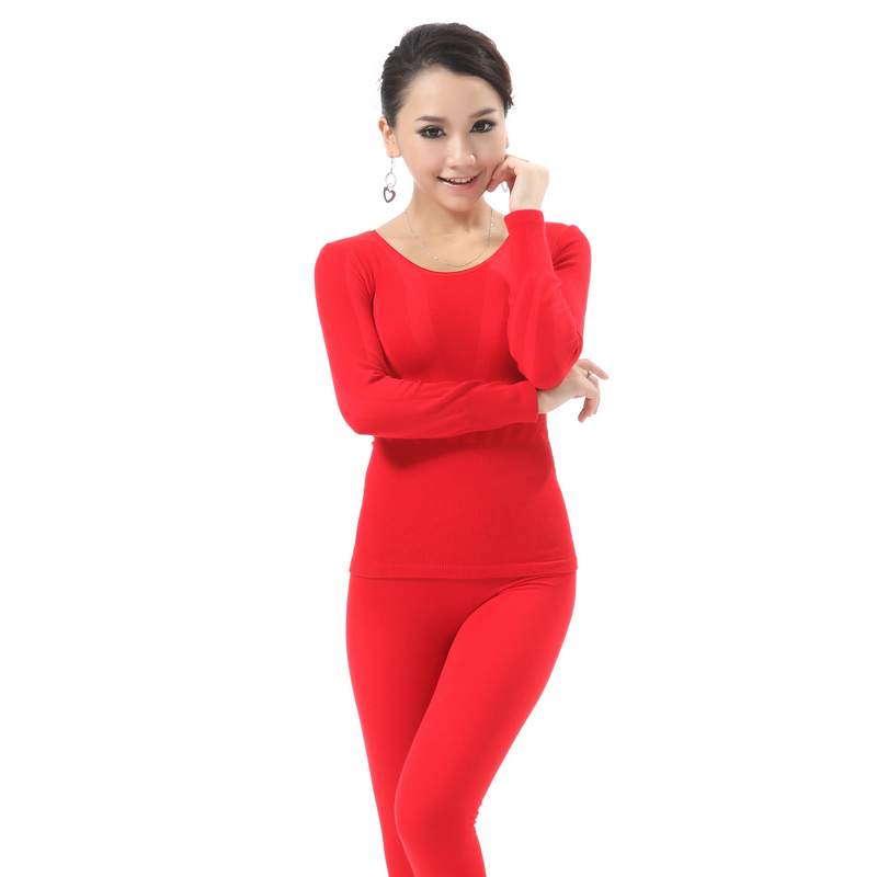 Seamless beauty care body shaping thermal underwear 71056