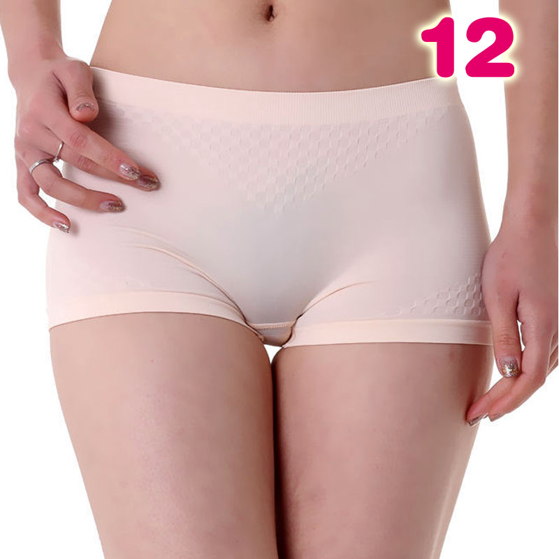 Seamless beauty care butt-lifting body shaping women's 100% cotton panties