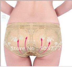 Seamless low-waist nice bottom pants pad hip pad bottom pants butt-lifting pants abundant buttocks panties