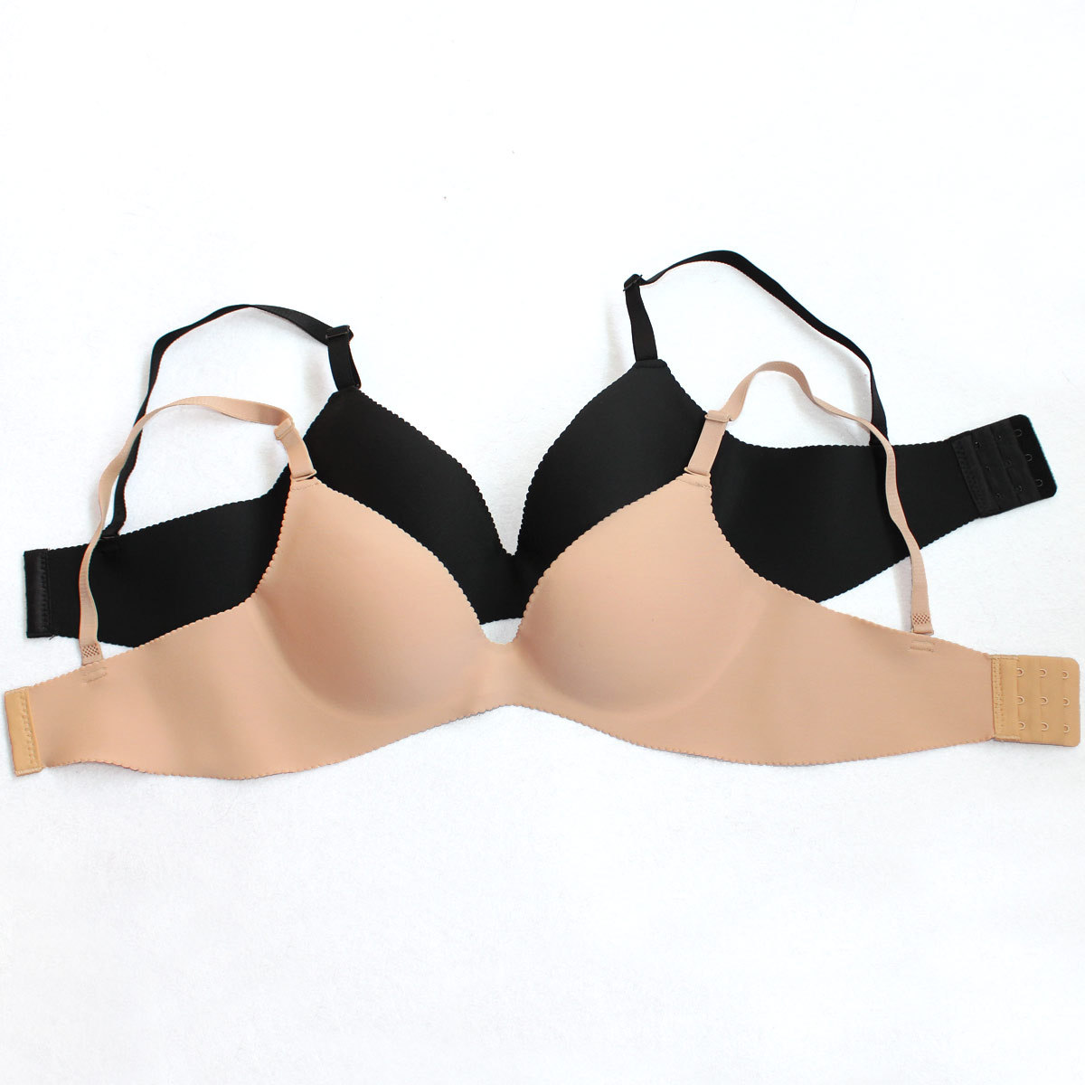 Seamless one piece type solid color push up sexy women's underwear fashion bra