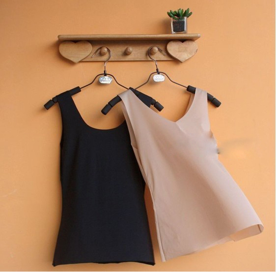 Seamless VS Vest Sexy T-shirt  Women's Camisoles summer Secrect Tank Beige color Free shipping