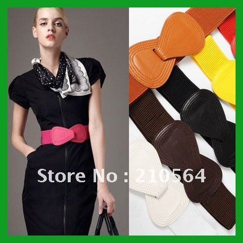 [SEKKES]Wholesale Fashion Leather Bowknot Belt Women Waistband PU Belt Buckle Original Supply Free Shiping BLT004