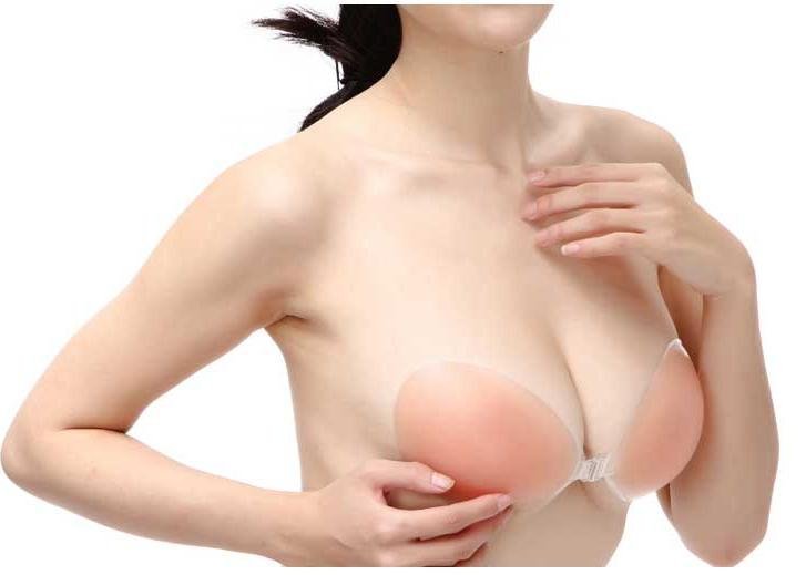 Self Adhesive Silicone A B C D Cup Nude Strapless free bra silicone bra Free Shipping HB917
