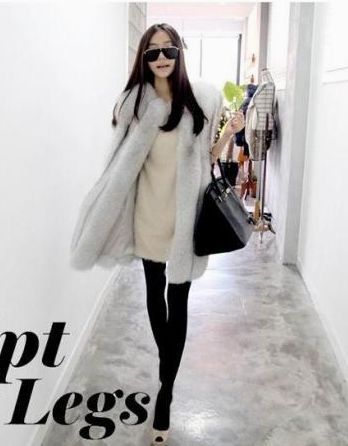 Self-shade long design full leather fox fur vest fox waistcoat fur coat