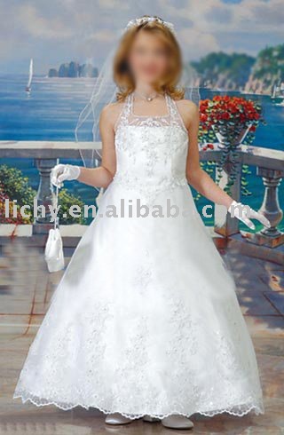 sell cute children dress,beautiful flower girl dresses,children dress in free shipping accept   ly0291