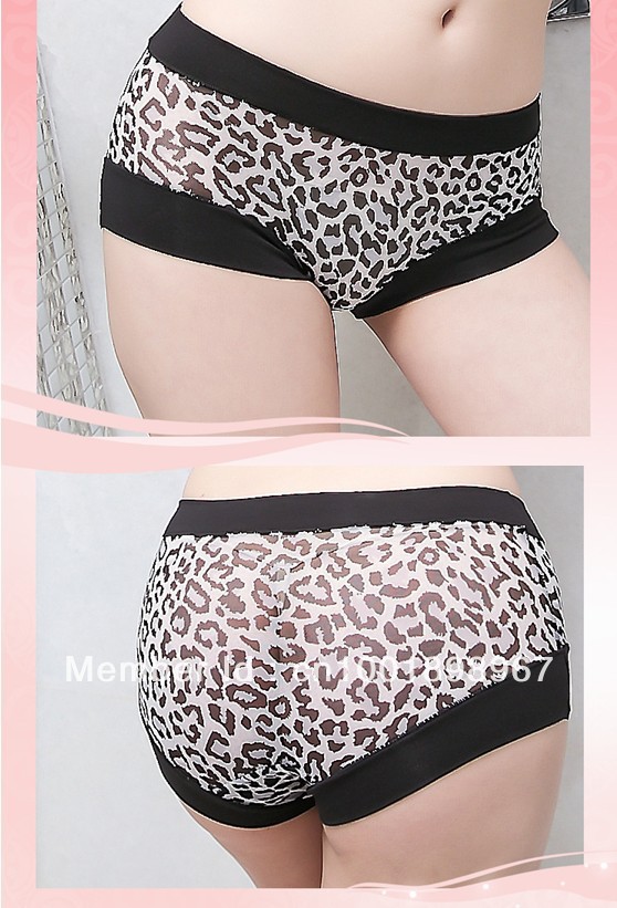 Sell like hot cakes comfortable leopard grain sexy lingerie underwear, Japan and South Korea women's briefs wholesale * 805