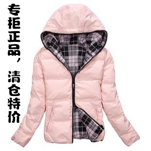 Semir SEMIR winter down coat female women's short design with a hood reversible down coat