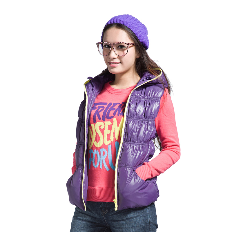 SEMIR winter female with a hood all-match down vest 299 19039411005