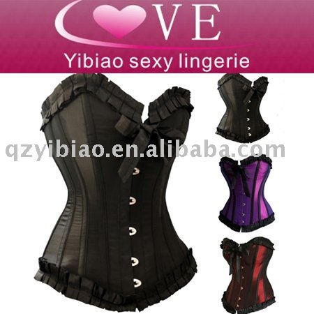 sexy black corset