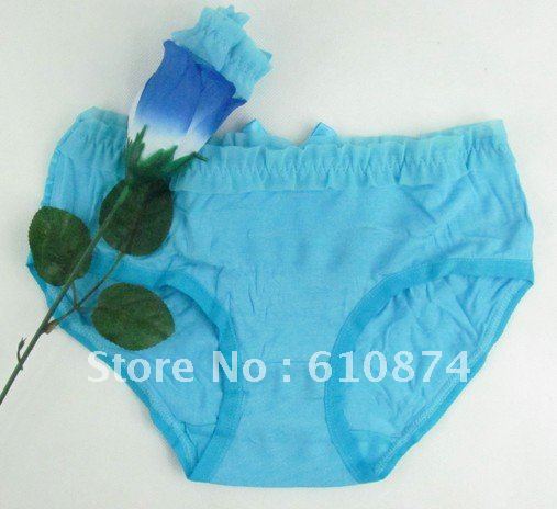 Sexy blue underware in rose shape