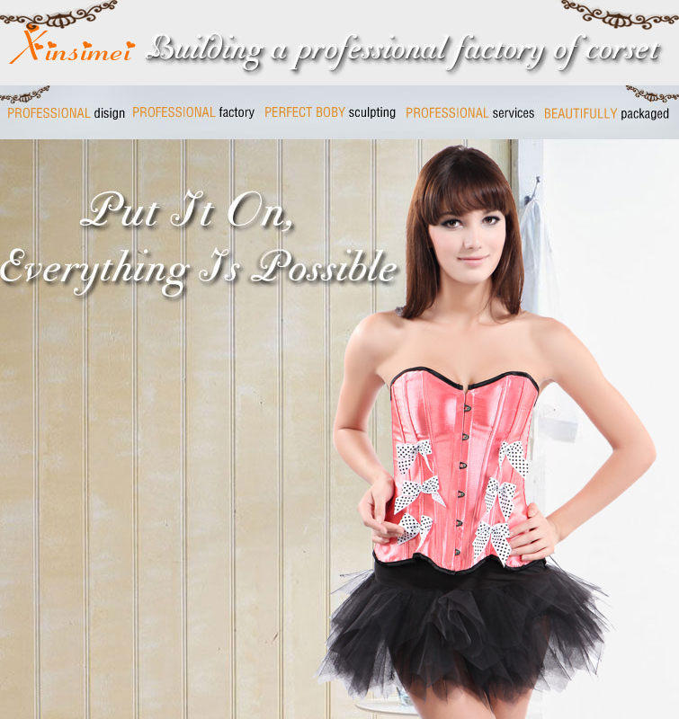 sexy bowknot corsets  free shipping