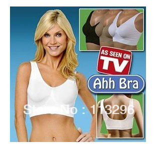 Sexy Bra Slimming Ahh Bra As seen on TV Seamless Leisure Genie Bra 3pcs/lot  free shipping