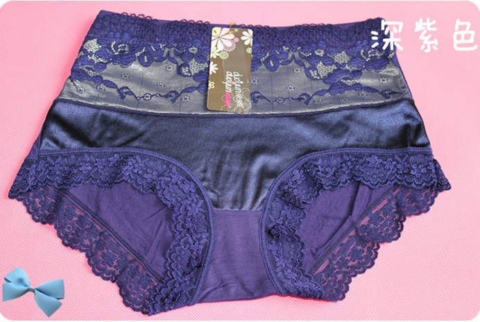 Sexy bud silk modal of waist non-trace bamboo charcoal antibacterial pants ladies underwear briefs comfortable