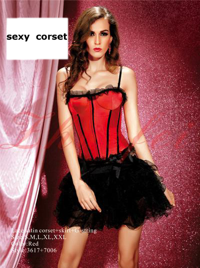 sexy corset lingerie for fashion ladies, OEM accepted/ wholsesale accepted