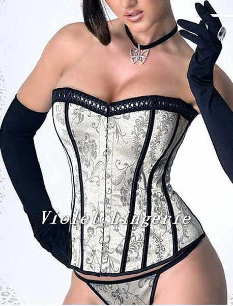 Sexy corset sexy royal shapewear , ribbon steel buttons 029