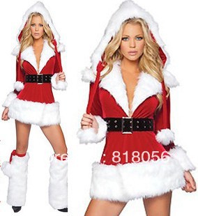 sexy costumes for christmas day,two pieces
