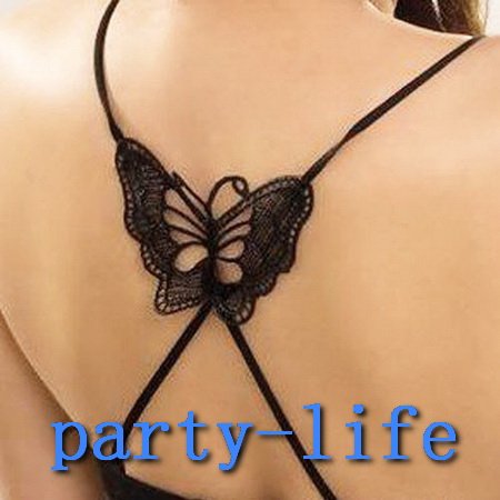Sexy Cross back Butterfly bra Shoulder Straps(A),100pcs/lot,wholesale -free shipping
