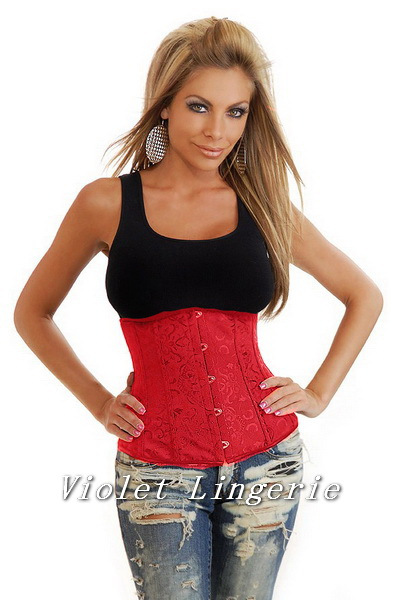 Sexy cummerbund belt clip ribbon steel buttons 2686 red black-and-white chromophous