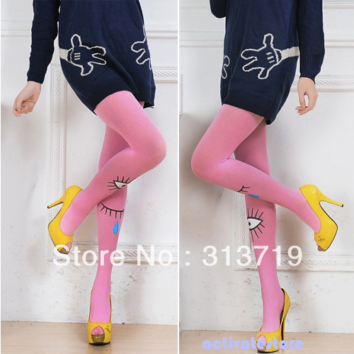 Sexy Eye Style Transparent Color Pants Tights Pantyhose Leggings Lady Stockings SP0254