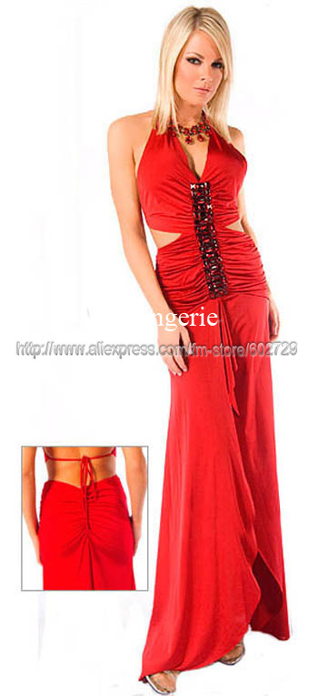Sexy Fashion RED Gown Long Dress Evening Dresses J8355