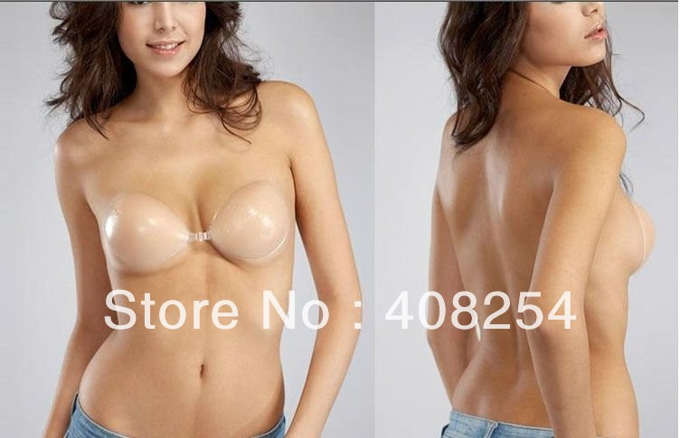 Sexy High Quality Thicker Invisible Self-Adhesive Strapless Silicone Breast Bra Breast Form Enhancer Size A B C D