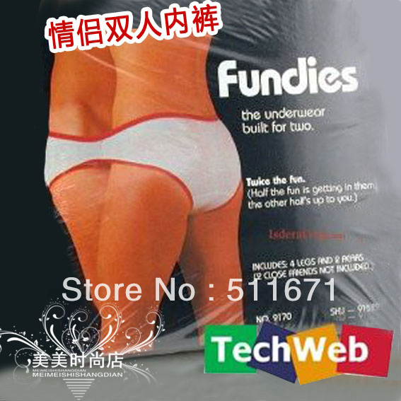 Sexy Hilarious party Novelty fundies underware built for two  unisex  NN001