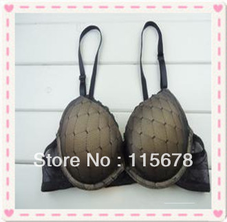 Sexy lace bra black women's underwear Free shipping retail whole sale 100%cotton women's bra