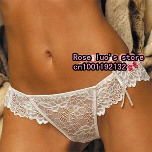 Sexy Lace cotton brief underwear Size S M L low waist.one piece in one bag
