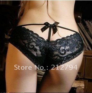 SEXY LACE COZY THONG PANTIES BRIEFS UNDERWEAR WOMEN