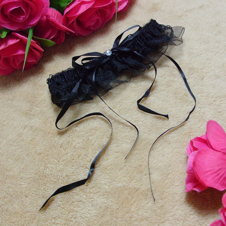 Sexy lace decoration black 6011 - 2 black