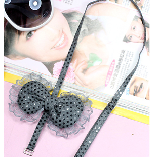 Sexy lace dot bow halter-neck shoulder strap underwear shoulder strap pectoral girdle