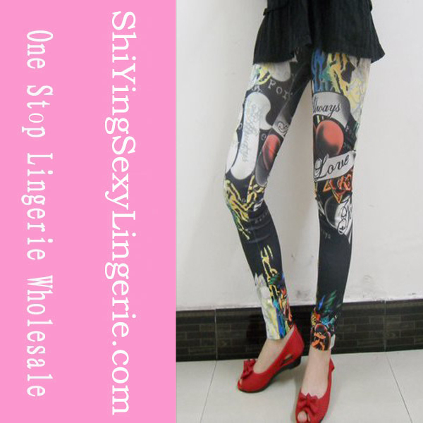 Sexy Legging Pants Tattoo Love LC7853+ Cheaper price + Free Shipping Cost + Fast Delivery