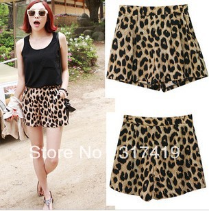 Sexy Leopard Shorts classic animal print shorts summer  hot pants Free Shipping