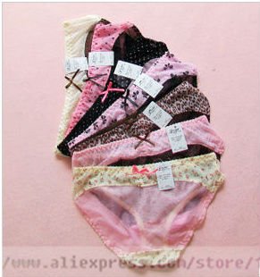 Sexy Lingerie Women Panties Sexy Gril Briefs Lady Intimate Wear ST365 5 or 10pcs/lot Free Shipping