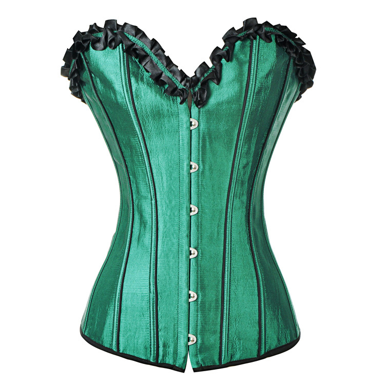 Sexy Long Green strapless corset body shapper Free shipping - 961