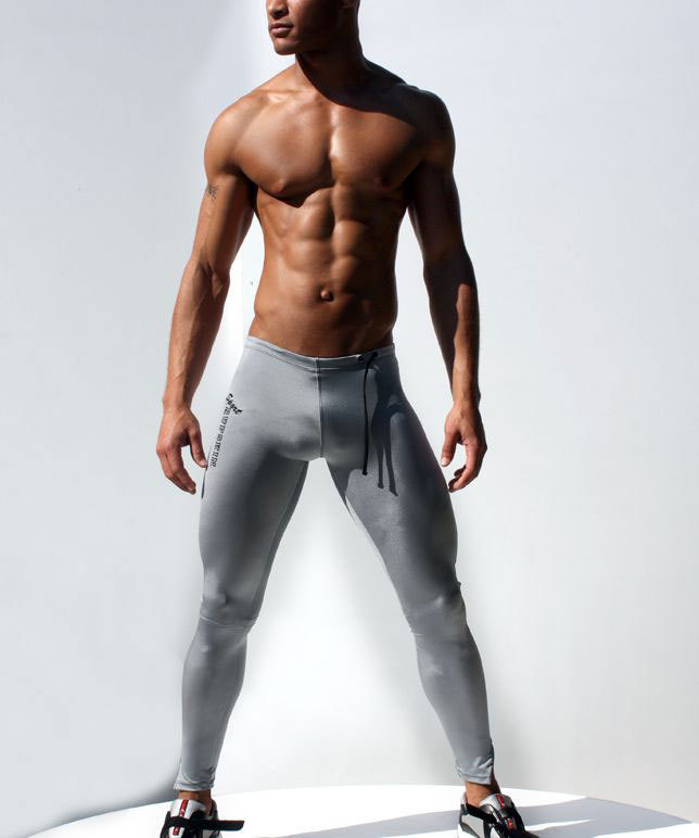 sexy men's sports underwear,low-waist tight Ultra-thin shape sports pants