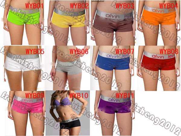 Sexy new 10pcs/lot Cotton Boxers Steel belt women's Underwear steel Cotton 365 Boxers Briefs mix order