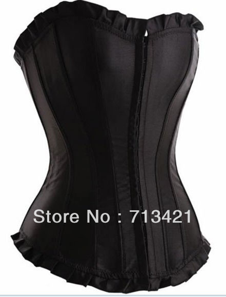 Sexy Office Lady Black Bodysuit, Black Women Corset+G String Set,Boned Bodysuit, Sexy Shaper for women, Plus Size 6XL,Free