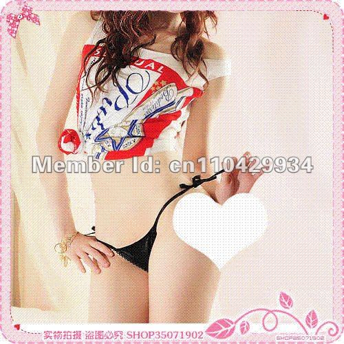 Sexy panties of sexy underwear sexy lace thong T pants six colors into put Tiaodan # 004
