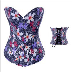 sexy Red grid boned with strap lace up corset bustier body shaper dropship S-2XL M0188