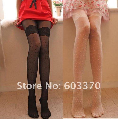 Sexy Tights Dot Filar Socks,Trendy Ultra-thin Spandex Tights Pantyhose