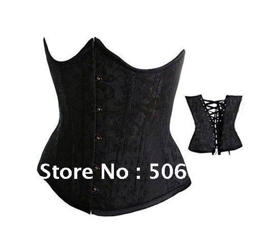 sexy underwear Cincher Underbust Corset Black sexy lingerie wholesale retail
