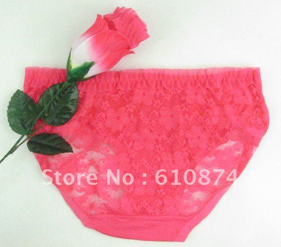 Sexy water melon red underware in rose shape