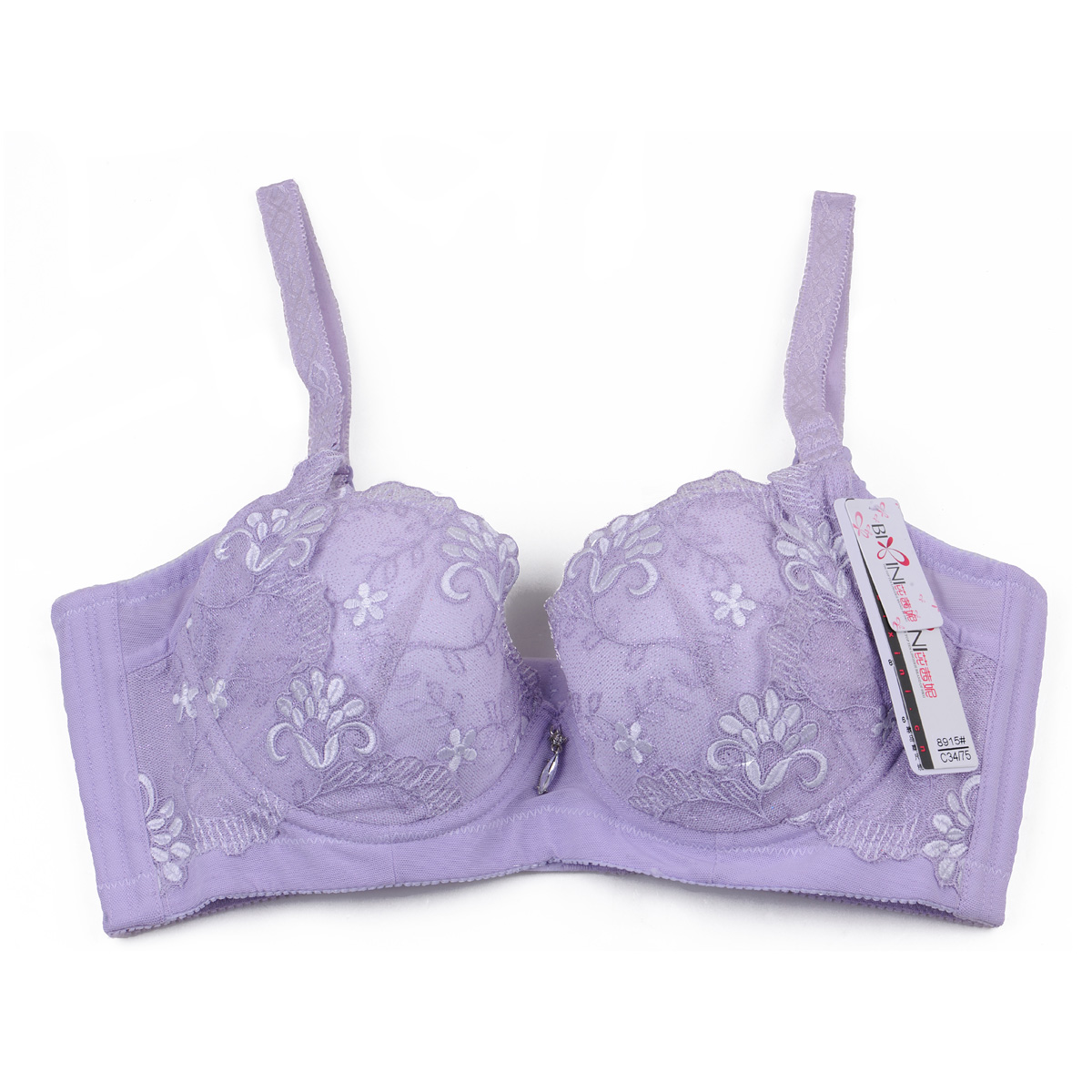 Sexy women's single-bra broadened push up adjustable underwear 8915