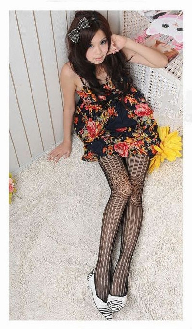 SEXY women tights wholesale fashion pantyhose tights with lolita style factory price P003 --FREE SHIPPING now