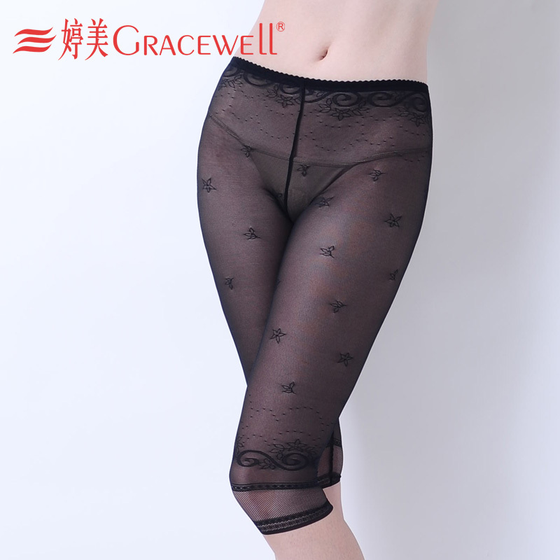 Shaper abdomen drawing butt-lifting body shaping pants summer thin body shaping legging