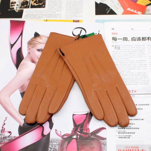 Sheepskin women's genuine leather gloves thermal