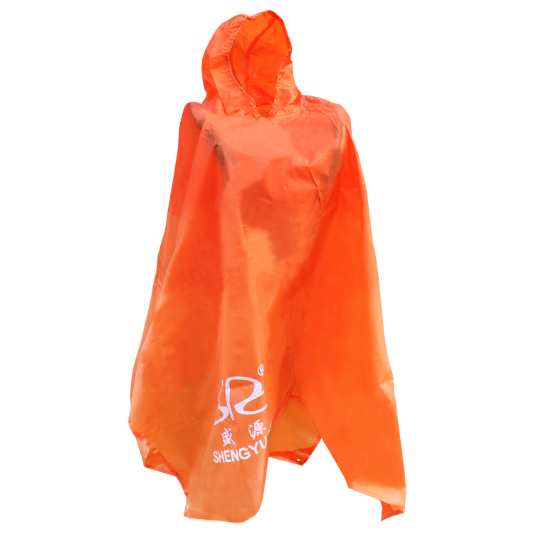 Shengyuan three-in raincoat poncho backpack cover mat outdoor raincoat