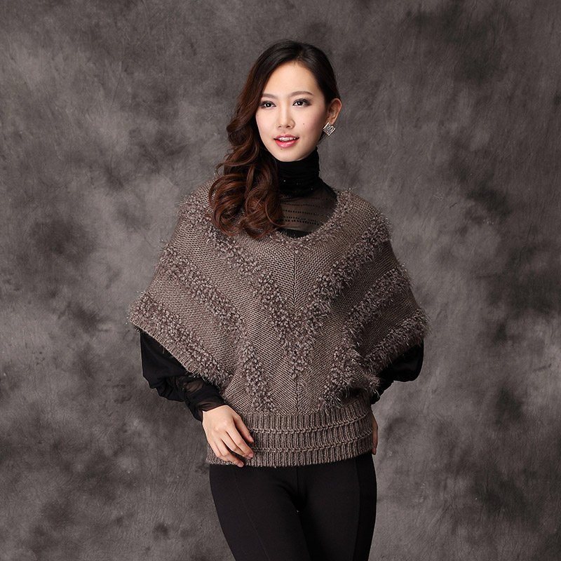 Shenzhong batwing shirt sweater outerwear female sweater female pullover 0114