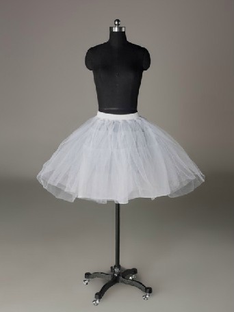 Short formal dress half-length skirt small wedding pannier flower girl dress petticoats